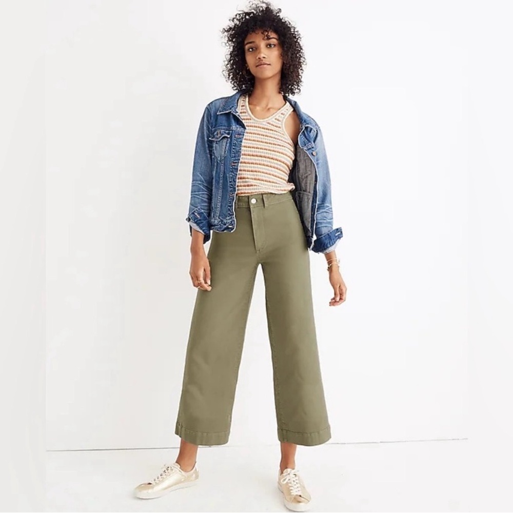 Madewell Emmett Wide-Leg Crop Jeans